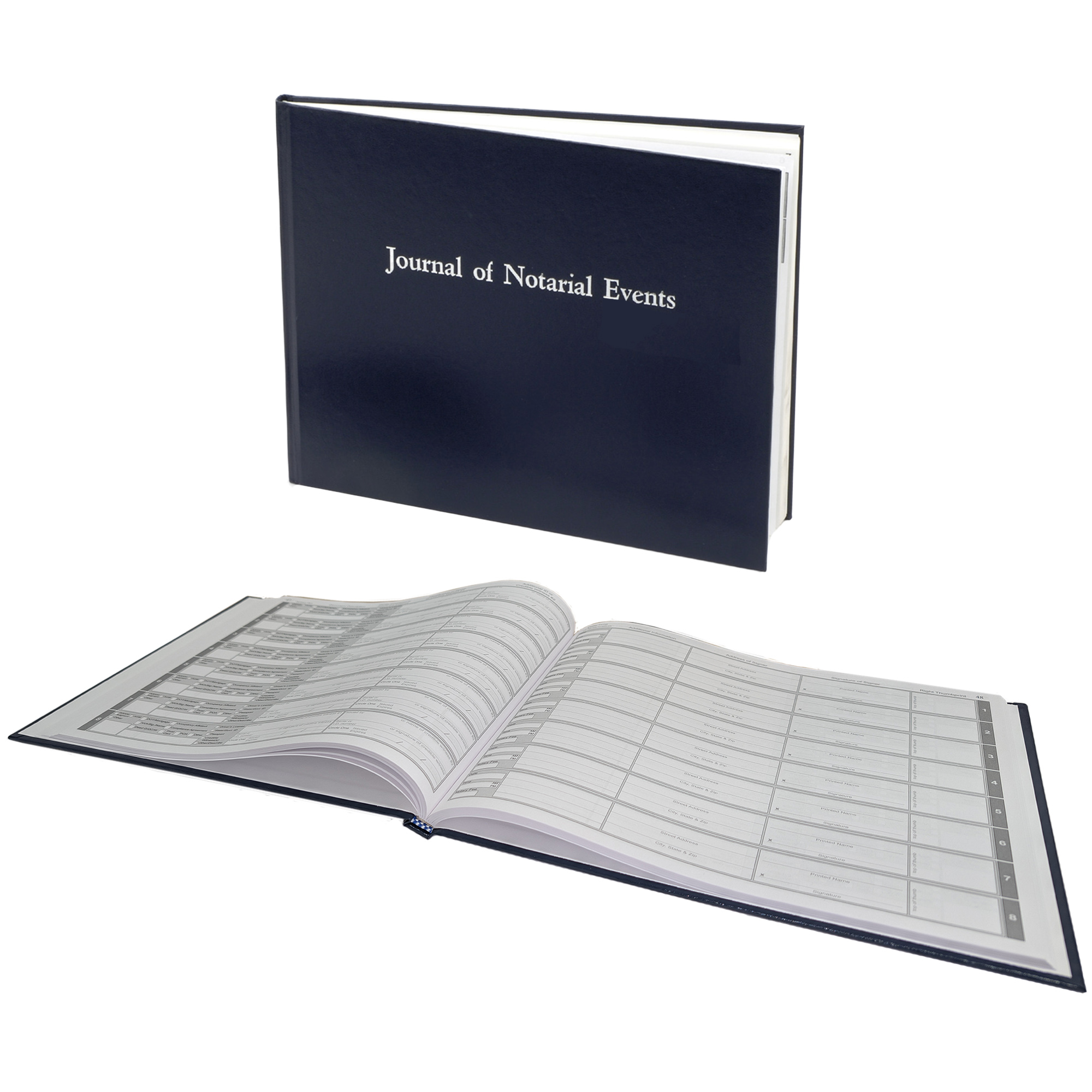 Alabama Hard Cover Notary Public Journal - 488 Entries