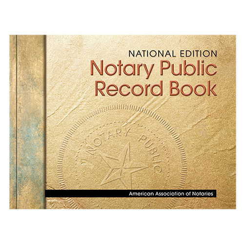 Alabama Perfectly Bound Notary Public Journal (Record Book) - Stone Cover