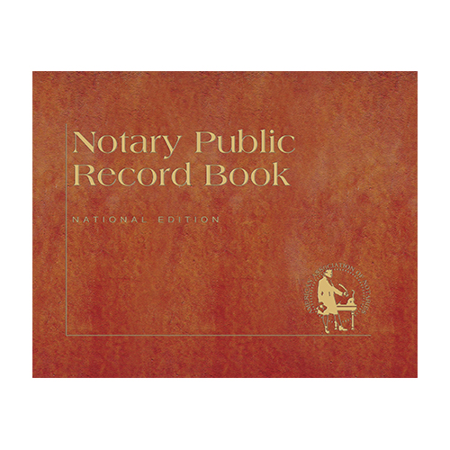 Alabama Notary Public Journal (Record Book) - Traditional Brown Cover